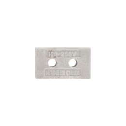 Клемма керамическая винтовая 4кв.мм 3 пары контактов с крепежным отверстием (уп.100шт) Rexant 07-6225