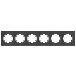 Рамка 6-м Афина универс. графит Universal A1043-Gr