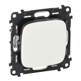 Выключатель 1-кл. СП Valena Allure 10А IP20 250В 10AX с лицев. панелью безвинтов. зажимы механизм бел. Leg 752701