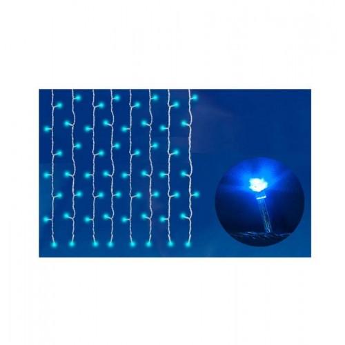 Гирлянда занавес светодиодная ULD-C2030-240/DTA BLUE IP20 с контроллером 240LED 2х3м прозр. син. Uniel 07942