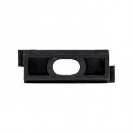 Держатель для труб (клипса) для ручного монтажа d16мм Plast черн. (уп.100шт) EKF derj-z-16s-black