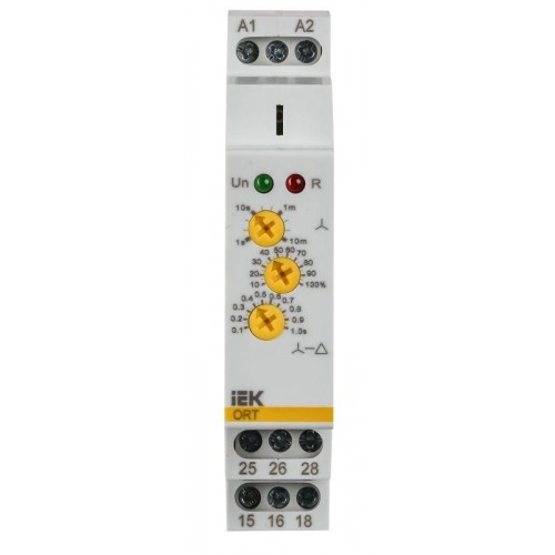 Реле пуска звезда-треугольник ORT 12-230В AC/DC IEK ORT-ST-ACDC12-240V