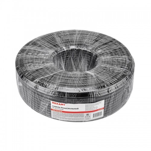 Кабель RG-6U (64%) 75Ом 100м OUTDOOR (м) REXANT 01-2202