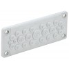 Ввод кабельный мембранный 25 отверстий d5-26мм IP65 сер. TITAN IEK TI-00D-MC-025-65