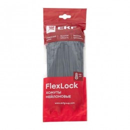 Хомут P6.6 4.6х180 FlexLock стандартный черн. (уп.100шт) PROxima EKF plc-fl-ctsb-4.6x180
