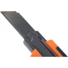 Нож с выдвижным лезвием 18мм двухкомпонентн. корпус автоматический фиксатор Вихрь 73/10/10/4