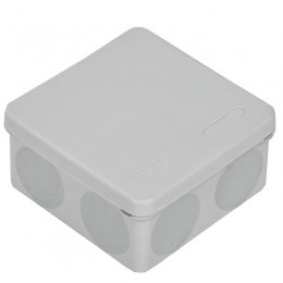 Коробка распаячная ОП КМ42455 100х100х50мм IP67 8 вводов сер. IEK UKO21-100-100-050-K41-66