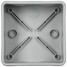 Коробка распаячная ОП КМ42455 100х100х50мм IP67 8 вводов сер. IEK UKO21-100-100-050-K41-66