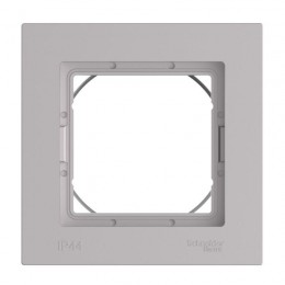 Рамка 1-м AtlasDesign Aqua IP44 алюм. SE ATN440301