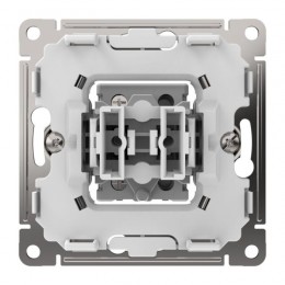 Переключатель 2-кл. ArtGallery 10AX быстрозажим. клем. механизм бел. SE GAL000165S