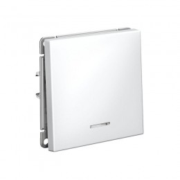 Выключатель 1-кл. ArtGallery 10AX с подсветкой быстрозажим. клем. механизм бел. SE GAL000113S