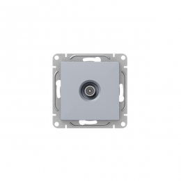 Розетка телевизионная оконечная TV СП Эпика механизм алюм. EKF UP1-SOA-TV-3