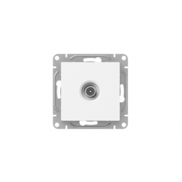 Розетка телевизионная оконечная TV СП Эпика механизм бел. EKF UP1-SOW-TV-3