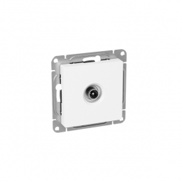 Розетка телевизионная оконечная TV СП Эпика механизм бел. EKF UP1-SOW-TV-3