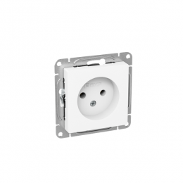 Розетка СП Эпика 16А без заземл. без шторок механизм бел. EKF UP1-SOW-100