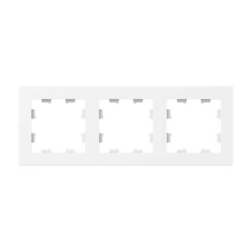 Рамка 3-м Эпика пластик бел. EKF UP1-FPW-03