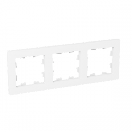 Рамка 3-м Эпика пластик бел. EKF UP1-FPW-03