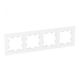Рамка 4-м Эпика пластик бел. EKF UP1-FPW-04