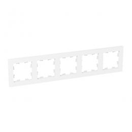 Рамка 5-м Эпика пластик бел. EKF UP1-FPW-05