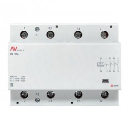 Контактор модульный КМ 125А 2NO+2NC 230В AC (6 мод.) AVERES EKF km-av-6-125-22-230V