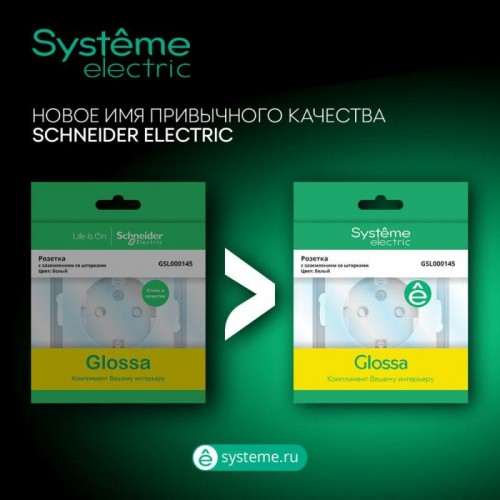 Розетка Glossa 16А без заземл. быстрозажим. клем. механизм беж. SE GSL000241S