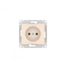 Розетка Glossa 16А без заземл. быстрозажим. клем. механизм беж. SE GSL000241S
