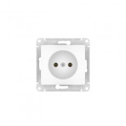 Розетка Glossa 16А без заземл. быстрозажим. клем. механизм бел. SE GSL000141S