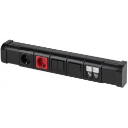 Кабель-канал 74х55 L2000 Арктика черн. Ruvinil РКК-74х55-Ч