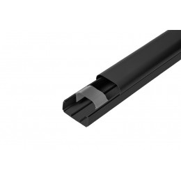 Кабель-канал 74х55 L2000 Арктика черн. Ruvinil РКК-74х55-Ч