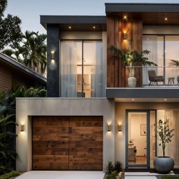 Светильник светодиодный WL42 BK+GD 6Вт 3500К IP54 для интерьера/фасадов черн./зол. Эра Б0054420