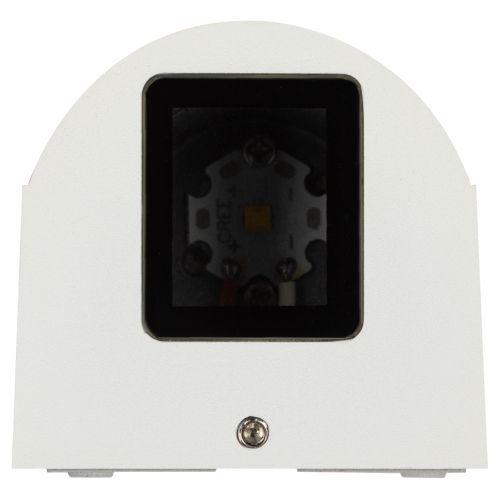 Светильник светодиодный WL43 WH+GD 6Вт 3500К для интерьера/фасадов IP54 бел./зол. Эра Б0054423