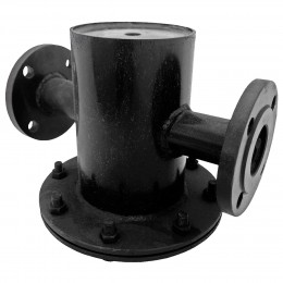 Грязевик вертикальный фланцевый PN16 DN150