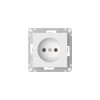Розетка AtlasDesign 16А без заземл. без шторок быстрозажим. клем. механизм бел. SE ATN000141S