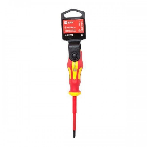 Отвертка PH1х80мм Master 1000В Basic EKF ph-1-80-mas-in