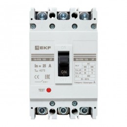 Выключатель автоматический 3п 100/25А 35кА ВА-99М PROxima EKF mccb99-100-25m