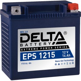 Аккумулятор стартерный 12В 15А.ч EPS 1215 Delta 3401010090002