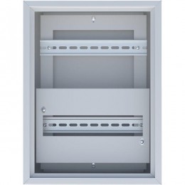 Щит ЯУР на 2 счетчика с двумя DIN-рейками (400х300х150) Basic EKF uerm-din-400-2