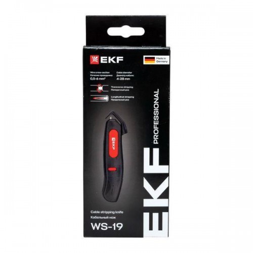 Нож кабельный WS-19 Professional EKF ws-19