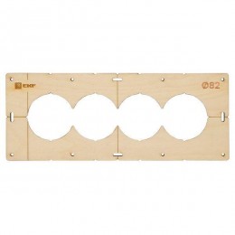 Комплект шаблонов для подрозетников d82мм Expert EKF sh-d82-k