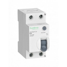 Выключатель дифференциального тока (УЗО) 2п 63А 100мА тип AC City9 Set 230В SE C9R56263