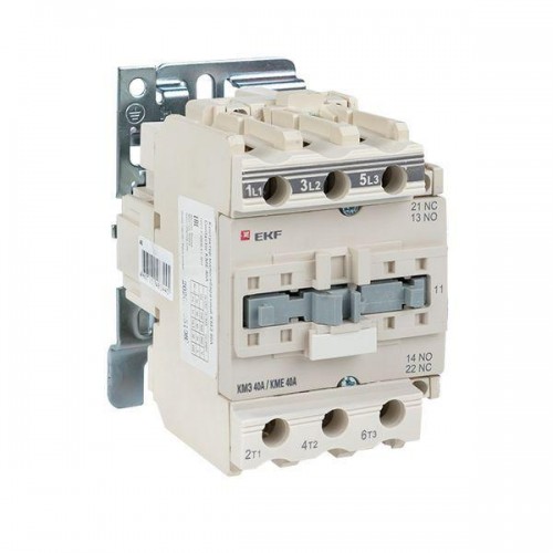 Контактор КМЭ 40А кат. 380В AC 1НО+1НЗ EKF ctr-s-40-380