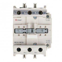 Контактор КМЭ 95А кат. 380В AC 1НО+1НЗ EKF ctr-s-95-380