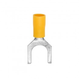 Наконечник вилочный изолированный 2.5-6кв.мм А=1.2мм желт. (уп.50шт) DKC 2C112P