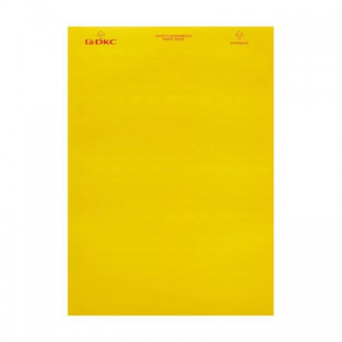 Табличка маркировочная 9х15 желт. (уп.2420шт) DKC SITFP0915Y