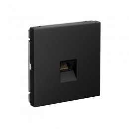 Розетка компьютерная ArtGallery RJ45 кат.5E механизм карбон SE GAL001083