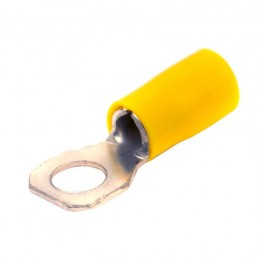 Наконечник кольцевой изолированный 2.5-6кв.мм отв. d5.2мм желт. (уп.50шт) DKC 2C5P