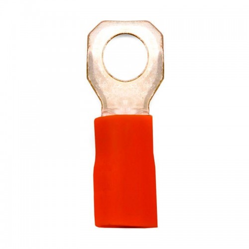 Наконечник кольц. изол. 0.25-1.5кв.мм отв. d6.2мм кр. (уп.100шт) DKC 2A6P