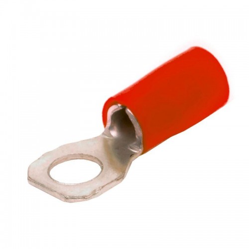 Наконечник кольц. изол. 0.25-1.5кв.мм отв. d2.4мм кр. (уп.100шт) DKC 2A2P