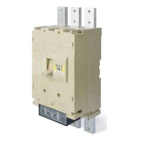 Выключатель автоматический 3п 1000А 50кА ВА55-41 340010 ЭР 690В передн. подкл.: Cu шина; кабель с каб. наконечн. Контактор 1002545