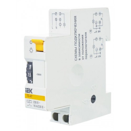Таймер освещения ТО-47 16А 230В на DIN-рейку KARAT IEK MTA30-16